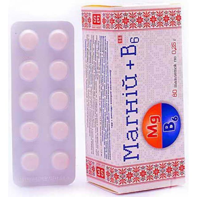 Магній Б6 80 табл Фармаком
