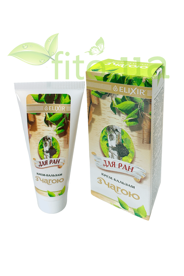 Крем для ран із чагою, 75мл