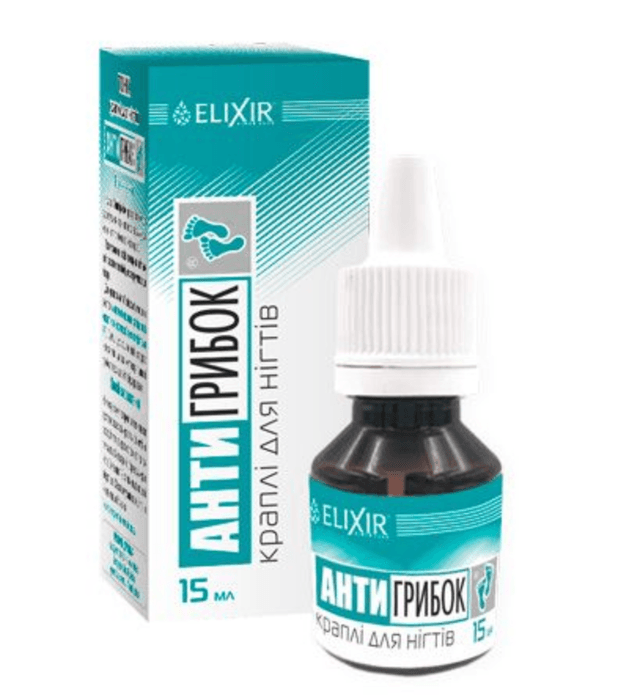 Гель від грибка нігтів АнтиГрибок, краплі 15 мл