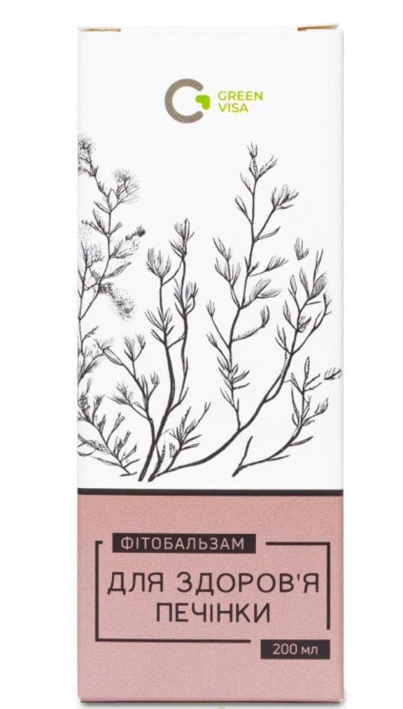 Фітобальзам Для здоров'я печінки 200 мл