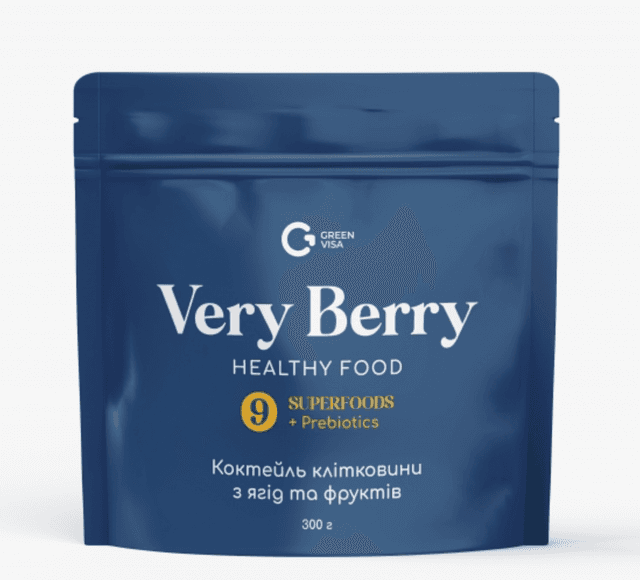 Клітковина ягідно-фруктова з пробіотиком Very Berry 300 г пектин