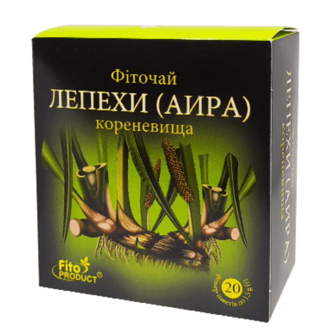 Аїр болотний лепеха корінь 20 пакетиків Фітопродукт