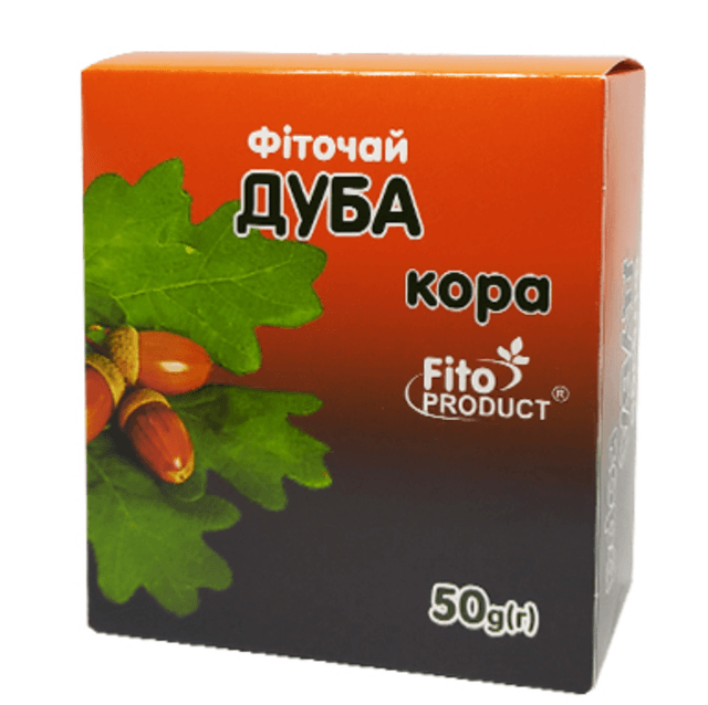 Кора дуба фіточай, 50 гр