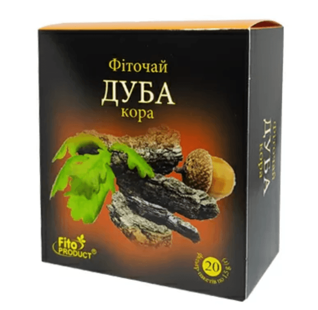 Кора дуба фіточай, 20 пакетиків
