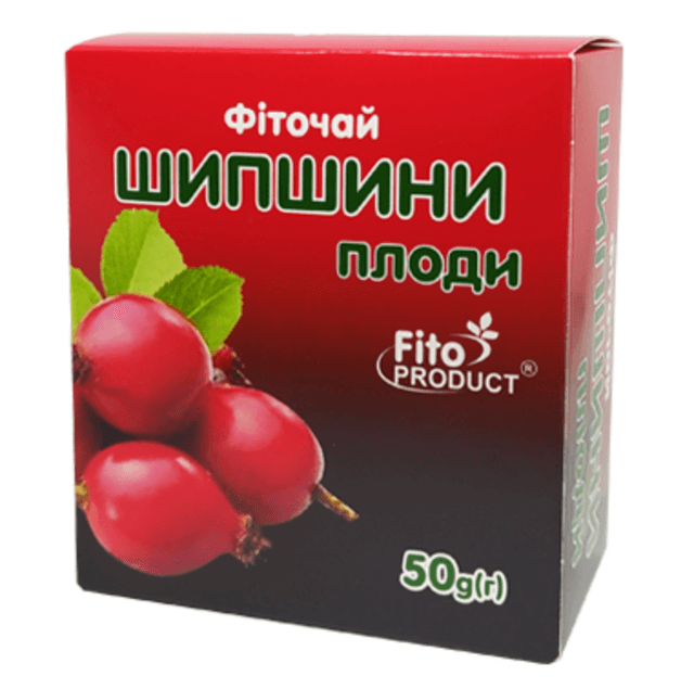 Плоди шипшини 50 гр фіточай Фітопродукт