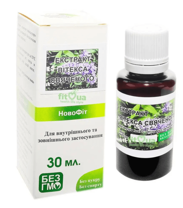 Вітекс священний екстракт без спирту, авраамове дерево, 30 мл