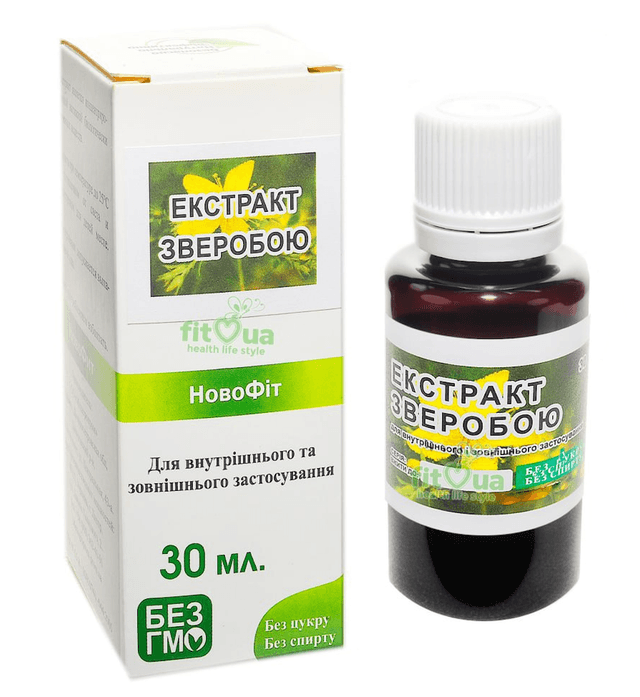 Екстракт звіробою, антидепресант, 30 мл