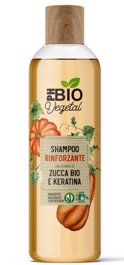 Зміцнюючий шампунь з органічним екстрактом гарбуза та кератином