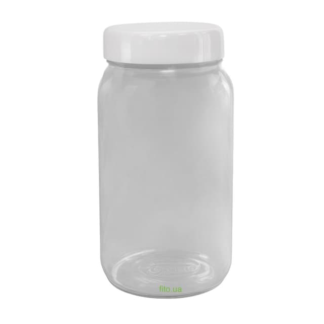 Баночка для спецій, сипучих рідин біла кришка 500 мл