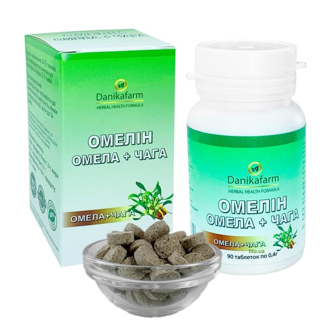 Омелін Омела та чага таблетки 90 шт