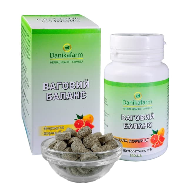Ваговий баланс таблетки для схуднення 90 шт по 0.4 г