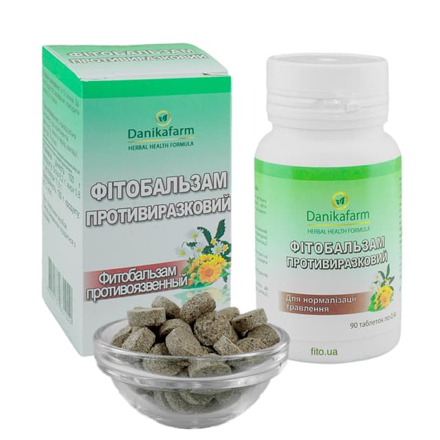 Фітобальзам противиразковий пігулки 90 шт по 0.4 г