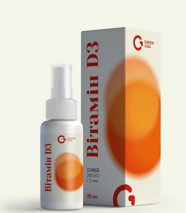 Вітамін Д3 спрей 200 МО 5 мкг